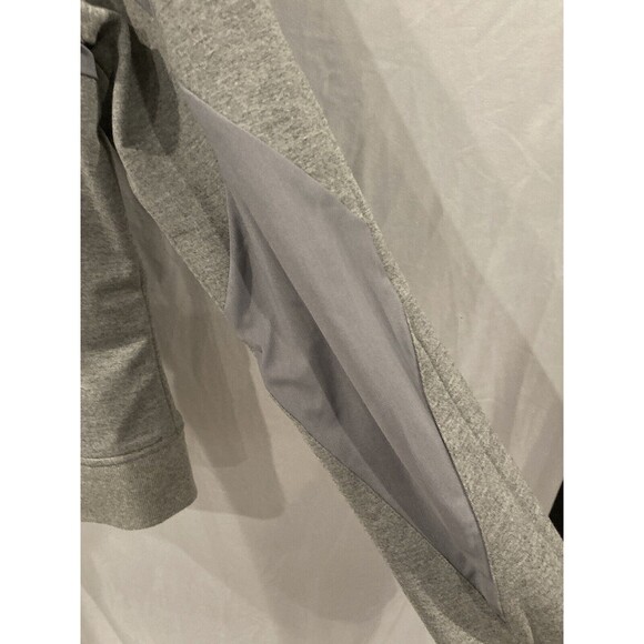 Blanc Noir Jacket Womens Medium Vector Thindown White Black Gray Heather Zip Up - Picture 12 of 13